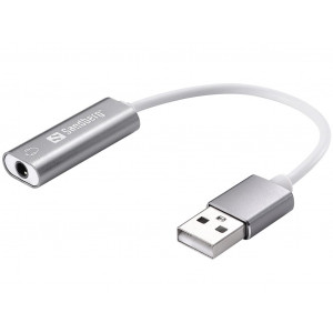 ADAPTER MINIJACK DO USB SANDBERG HEADSET USB CONVERTER 134-13