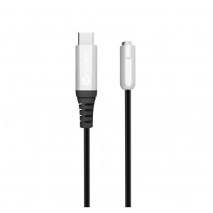 ADAPTER USB-C DO MINIJACK eSTUFF 651660B 0,3m