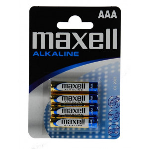 BATERIJE AAA MAXELL LR03 4 kos