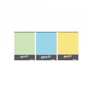 BELEŽKA ŠOLSKA A6 40L 80g ČRTNA STREET COLOR-DISLEKSIJA MODRA