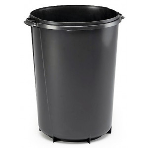VELIK OKROGEL KOŠ ZA SMETI DURABLE DURABIN 40L ČRN