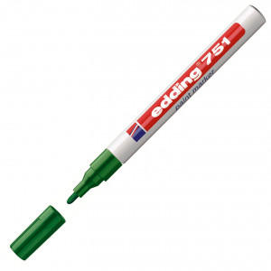 MARKER Z LAKOM EDDING PAINT 751 1-2 ZELEN 004