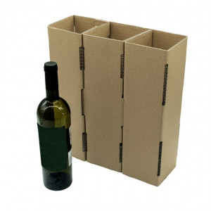 EMBALAŽA VLOŽEK ZA 3 STEKLENICE 315x105x355mm WK1