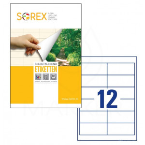 ETIKETE SOREX 99,1x46,6 100/1