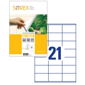 ETIKETE SOREX 70x41 100/1
