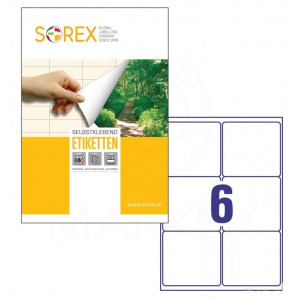 ETIKETE SOREX 105x99,1 100/1
