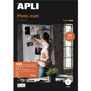 MAT INK JET FOTO PAPIR APLI A4 120g 100/1