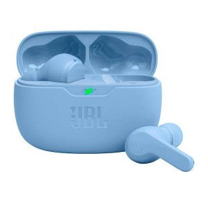 BREZŽIČNE UŠESNE BLUETOOTH SLUŠALKE JBL VIBE BEAM MODRE