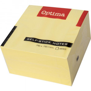 KOCKA SAMOLEPILNA 76x76 OPTIMA RUMENA 1/450