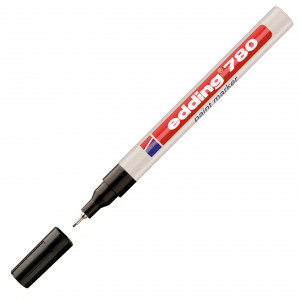 MARKER Z LAKOM EDDING PAINT 780 0,8 ČRN 001
