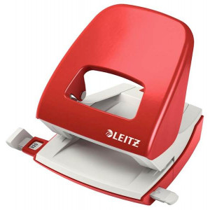 LUKNJAČ DO 30 LISTOV LEITZ 5008 25 RDEČ