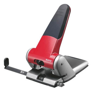 LUKNJAČ DO 65 LISTOV LEITZ 5180 25 RDEČ