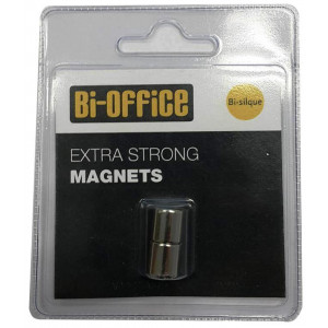 MAGNETI ZA STEKLENE TABLE BI-OFFICE 10mm SREBRNI 2/1