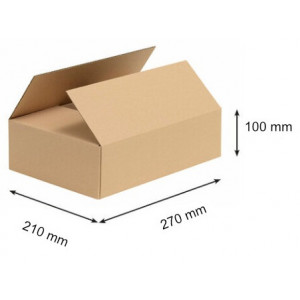 EMBALAŽNA KARTONSKA ŠKATLA 270x210x100mm MVP11200028