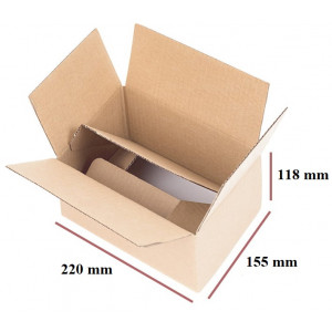 TRANSPORTNA ŠKATLA Z AVTOMATSKIM DNOM 220x155x118mm