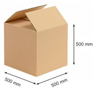 PETSLOJNA EMBALAŽNA KARTONSKA ŠKATLA 500x500x500mm MVP11200555