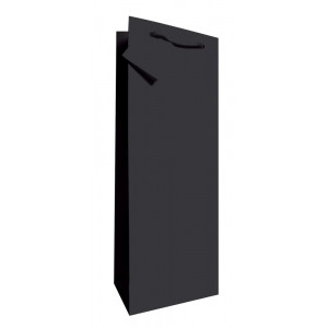 DARILNE VREČKE ZA VINO MAT PLASTIFICIRANE 130x85x360 ČRNE