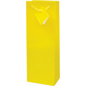 DARILNE VREČKE ZA VINO MAT PLASTIFICIRANE 130x85x360 RUMENE