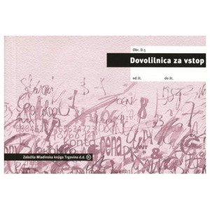 OBRAZEC DOVOLILNICA ZA VSTOP A6 D.5