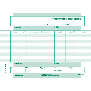 PREJEMNICA MATERIALA  6.41 A5 ALEA