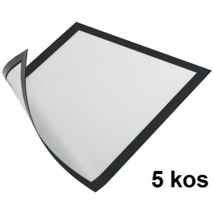 OKVIR ZA LETAKE DURAFRAME MAGNETIC 4869 A4 ČRN 5/1