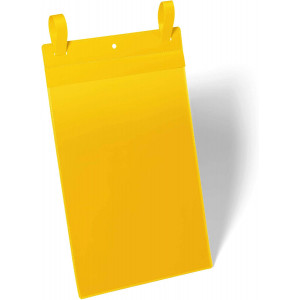 OZNAČEVALNI ŽEPKI ZA OZNAČEVANJE ZABOJNIKOV A4 POKONČNO DURABLE RUMENI 1750-04 50/1