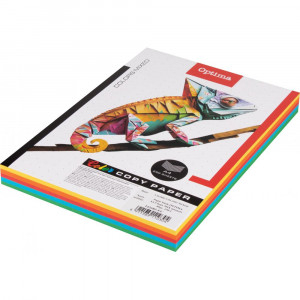PAPIR BARVNI A4 80g OPTIMA INTENZIVNE BARVE MIX 250/1