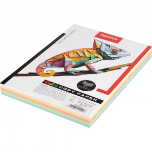 BARVNI PAPIR A4 80g OPTIMA PASTELNE BARVE MIX 250/1