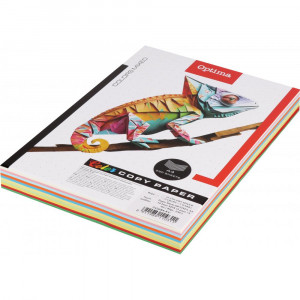 BARVNI PAPIR A4 80g OPTIMA PASTELNE+INTEZIVNE BARVE MIX 250/1