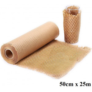 ZAREZAN ZAŠČITNI OVOJNI PAPIR SATJE 70g 50cm x 25m RJAV