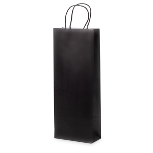 PAPIRNATE NOSILNE VREČKE ZA VINO 140x80x390 ČRNA