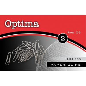 SPONKE ZA PAPIR OPTIMA 25mm ŠT.2 100/1