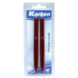 PEČATNI VOSEK KARBON RDEČ 2/1