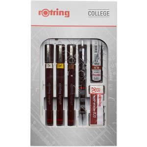 SET ROTRING ISOGRAPH COLLEGE 0,25+0,35+0,50 