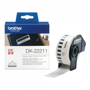 NALEPKE TERMO NESKONČNE POLIESTER BELE BROTHER QL DK-22211 29mmx15,24m