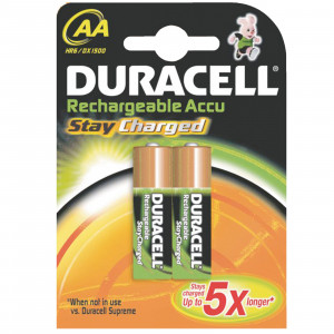 POLNILNE BATERIJE AA DURACELL RECHARGE HR6 K2 2500mAh 2 kos