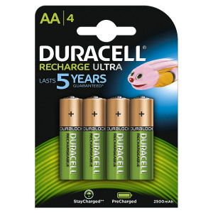 POLNILNE BATERIJE AA DURACELL STAY CHARGED HR6  K4 2400mAh 4 kos