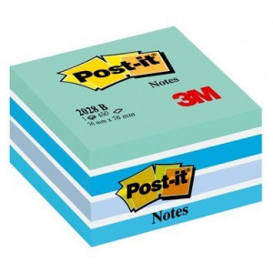 POST-IT KOCKA SAMOLEPILNA 76x76 450 LISTOV 3M PASTEL BLUE 2028 B