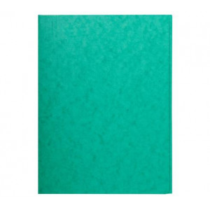 PREKLOPNA MAPA S KLAPO A4+ 240x324mm PREŠPAN 450g ZELENA