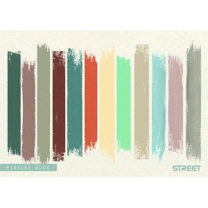 RISALNI BLOK MEHKE PLATNICE A3 HRAPAVI STREET JUNIOR 140g 10/1