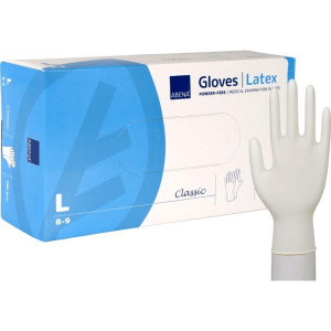 ROKAVICE LATEKS NEPUDRANE VELIKE L ABENA CLASSIC 4389 BELE 100kos