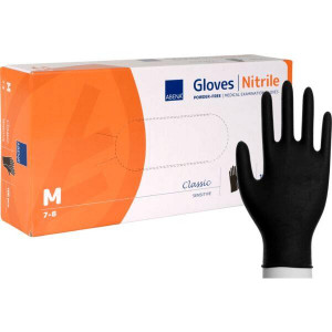 ROKAVICE NITRIL NEPUDRANE SREDNJE M ABENA CLASSIC 290483 ČRNE 100kos