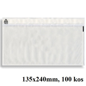 SAMOLEPILNI ŽEPKI ZA DOKUMENTE 135x240 100/1