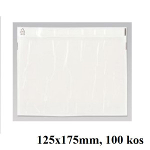 SAMOLEPILNI ŽEPKI ZA DOKUMENTE B6 125x175 100/1