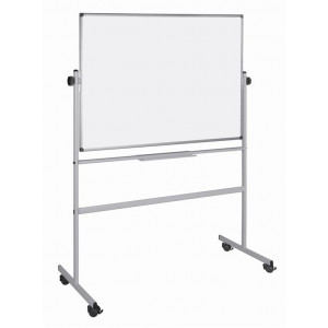 TABLA BELA MAGNETNA SAMOSTOJEČA BI-OFFICE 150x120 cm