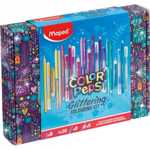 SET KREATIVNI BARVANJE MAPED CREATIV GLITTERING COLOURING SET