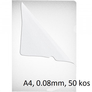 L MAPA ZA DOKUMENTE A4 0,08mm KLIPKO HRAPAVA PP 50/1