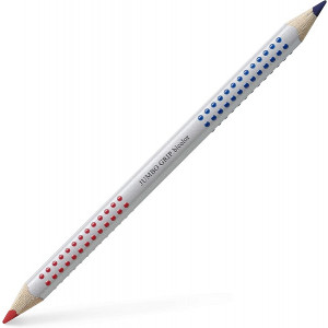 DVOBARVNI SVINČNIK FABER CASTELL GRIP JUMBO BICOLOR