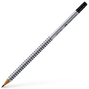 SVINČNIK GRAFITNI Z RADIRKO FABER CASTELL GRIP 2001 HB