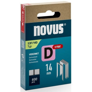 TAPETNIŠKE SPONKE TIP D53F 14mm D-POINT NOVUS 53F/14D 600/1